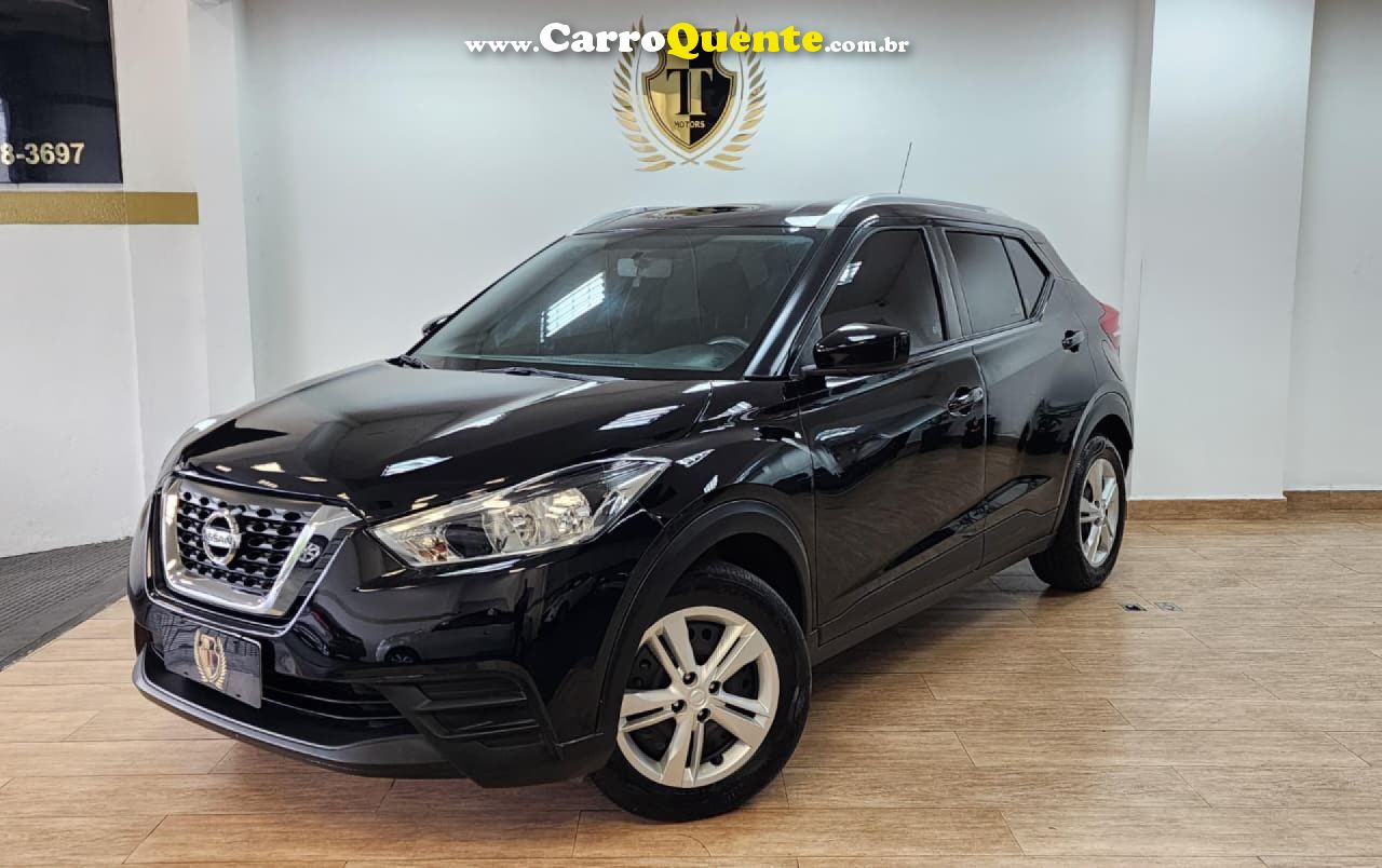 NISSAN   KICKS S 1.6 16V FLEXSTAR 5P MEC.   PRETO 2019 1.6 GASOLINA - Loja