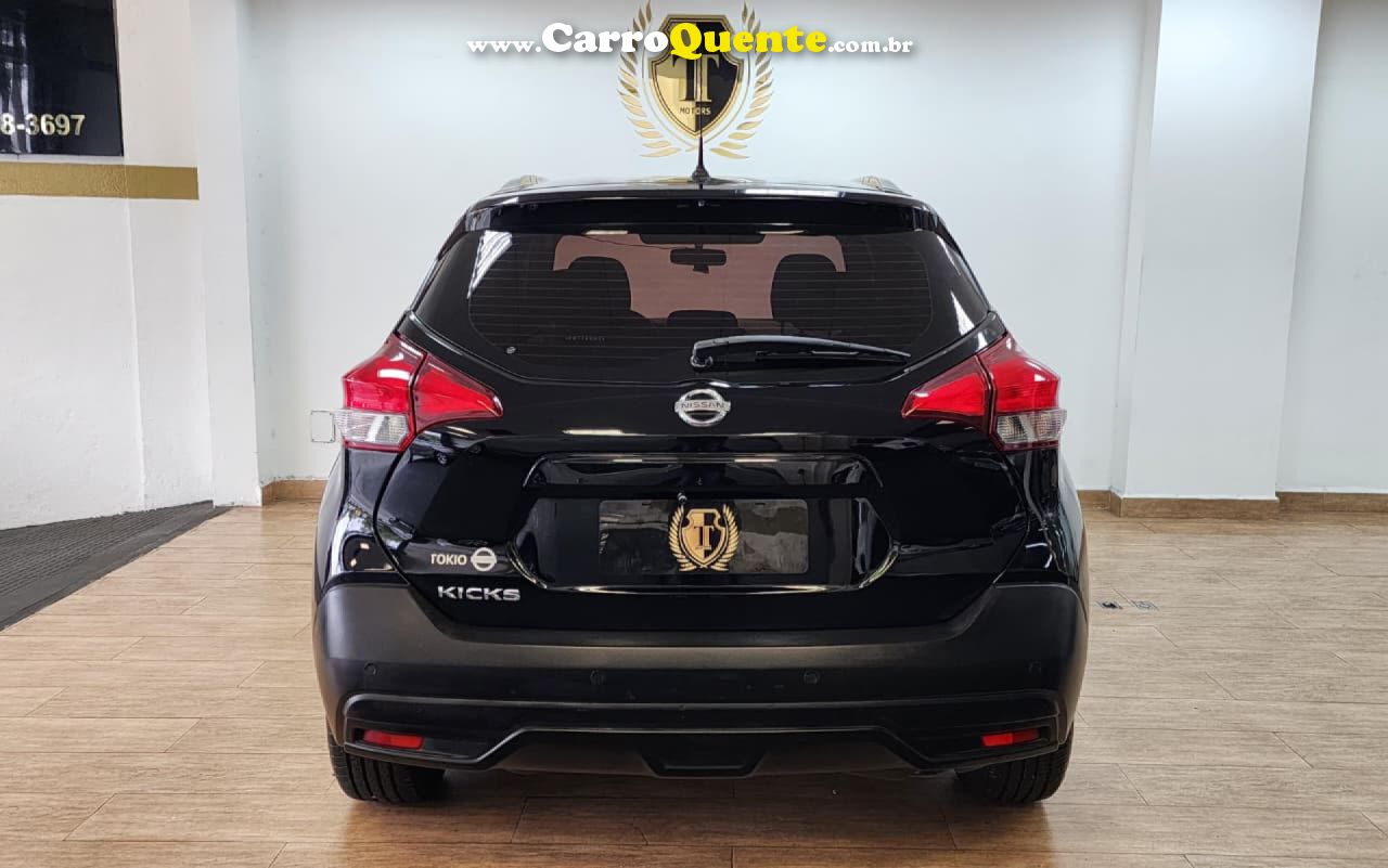 NISSAN   KICKS S 1.6 16V FLEXSTAR 5P MEC.   PRETO 2019 1.6 GASOLINA - Loja