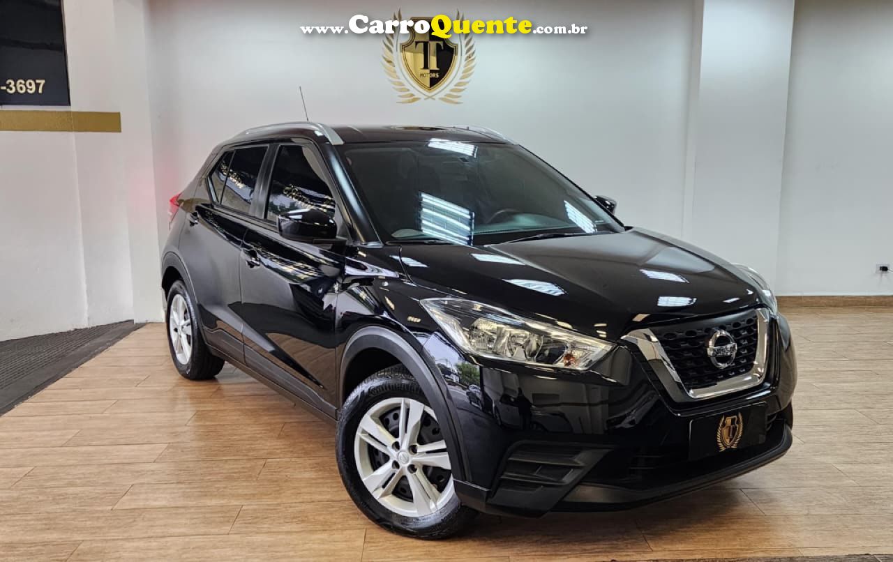 NISSAN   KICKS S 1.6 16V FLEXSTAR 5P MEC.   PRETO 2019 1.6 GASOLINA - Loja