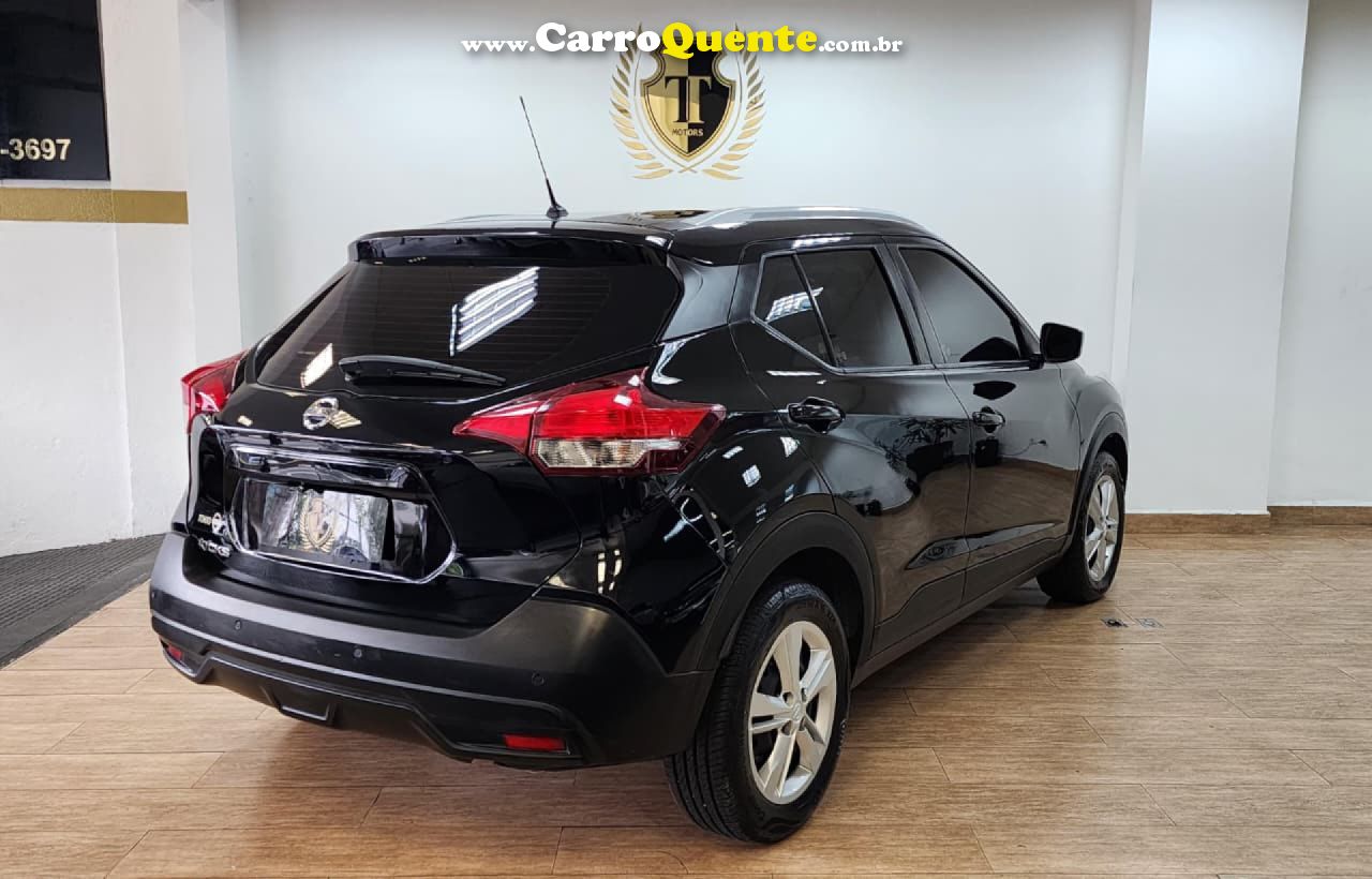 NISSAN   KICKS S 1.6 16V FLEXSTAR 5P MEC.   PRETO 2019 1.6 GASOLINA - Loja