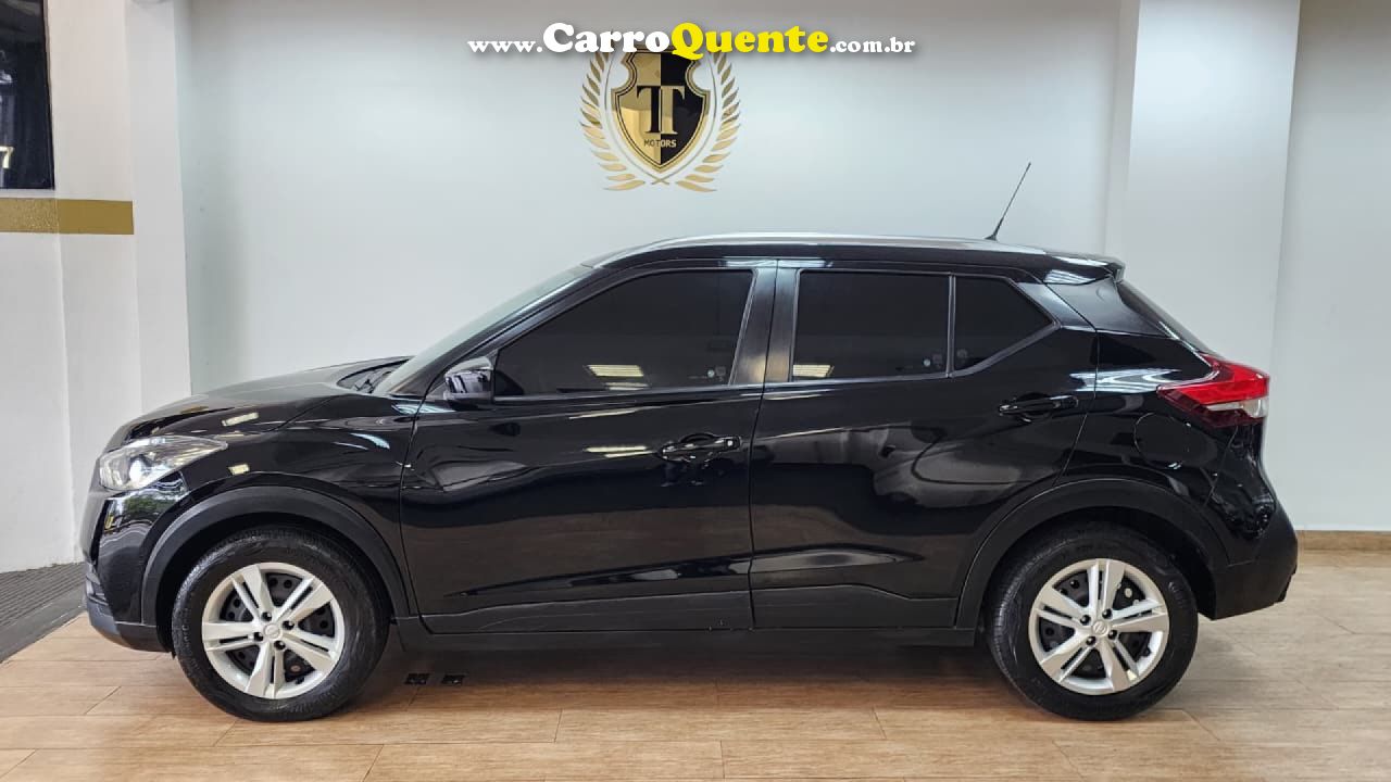 NISSAN   KICKS S 1.6 16V FLEXSTAR 5P MEC.   PRETO 2019 1.6 GASOLINA - Loja