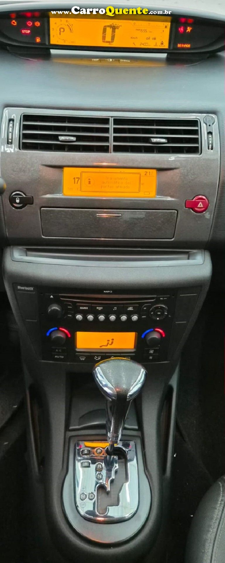 CITROËN   C4 PALLAS GLX 2.0 2.0 FLEX AUT.   PRATA 2010 2.0 FLEX - Loja