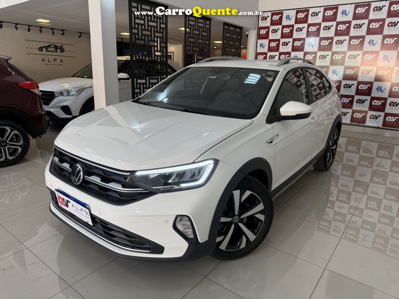 VOLKSWAGEN   NIVUS HIGHLINE 1.0 200 TSI FLEX AUT.   BRANCO 2022 1.0 FLEX - Loja