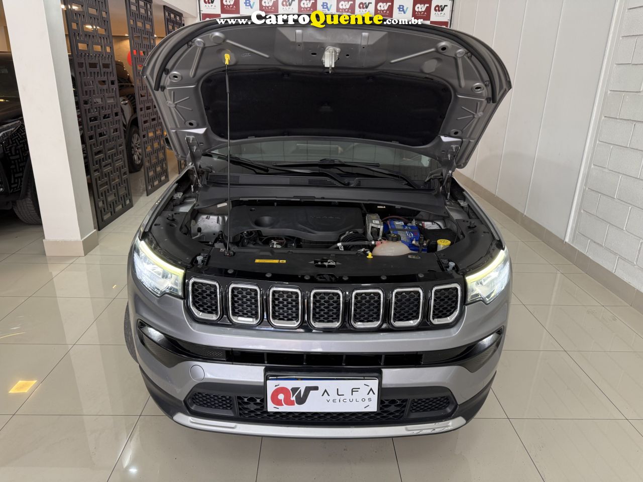 JEEP   COMPASS LONG. T270 1.3 TB 4X2 FLEX AUT.   PRATA 2022 1.3 FLEX - Loja