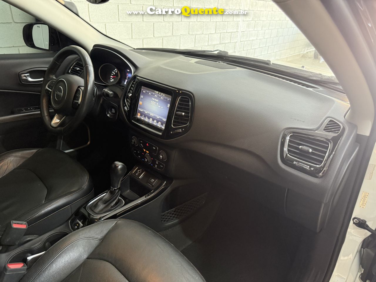 JEEP   COMPASS LIMITED 2.0 4X2 FLEX 16V AUT.   BRANCO 2017 2.0 FLEX - Loja