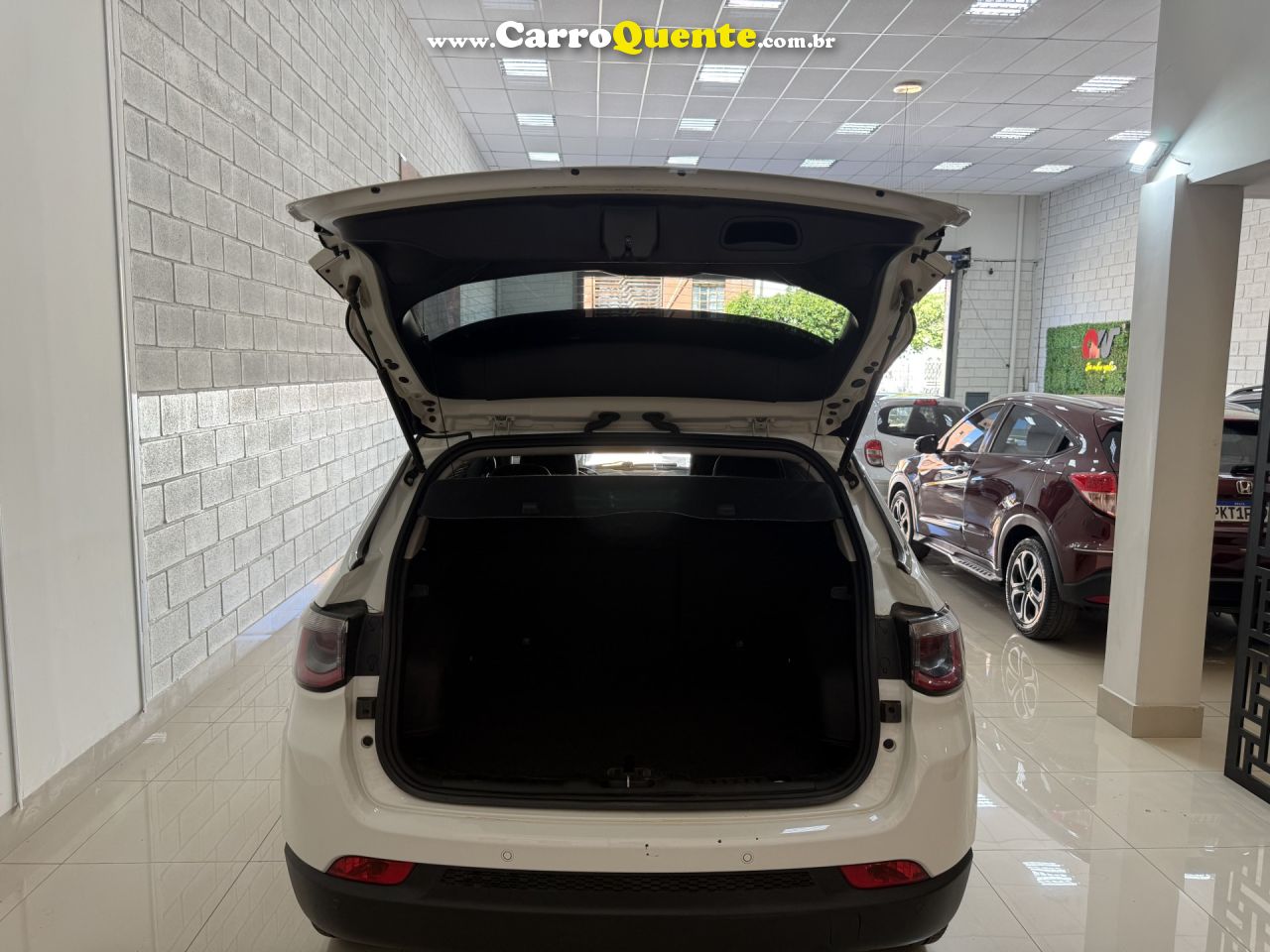 JEEP   COMPASS LIMITED 2.0 4X2 FLEX 16V AUT.   BRANCO 2017 2.0 FLEX - Loja