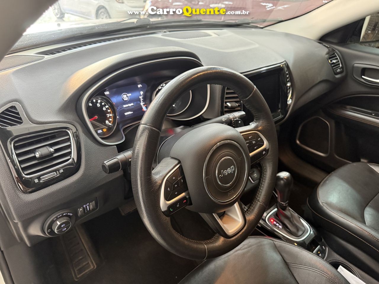 JEEP   COMPASS LIMITED 2.0 4X2 FLEX 16V AUT.   BRANCO 2017 2.0 FLEX - Loja