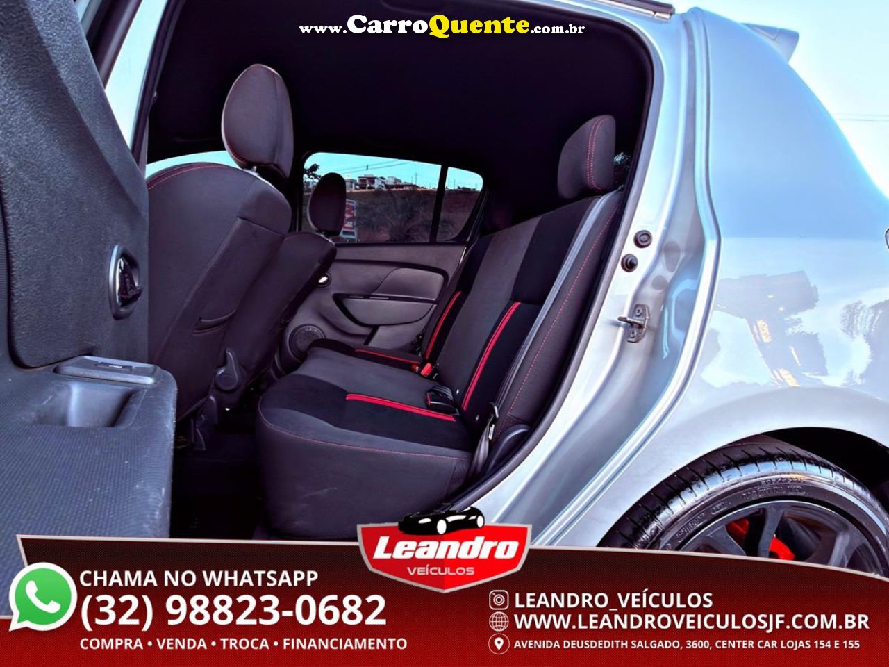 RENAULT   SANDERO RS RACING SPIRIT FLEX 2.0 16V 5P   PRATA 2018 2.0 FLEX - Loja