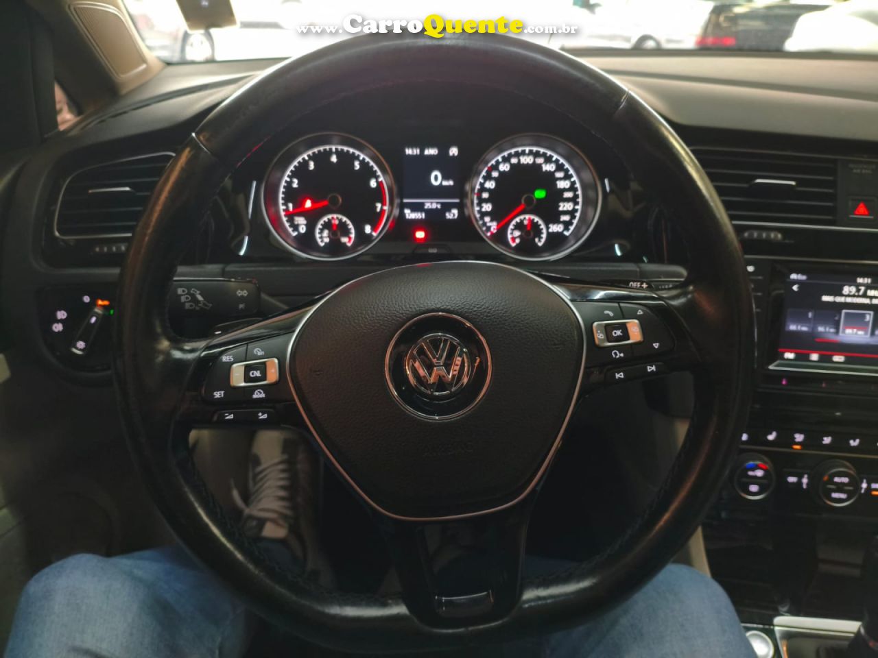 VOLKSWAGEN   GOLF HIGHLINE 1.4 TSI 140CV AUT.   BRANCO 2015 1.4 FLEX - Loja