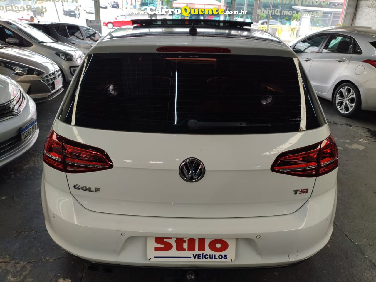 VOLKSWAGEN   GOLF HIGHLINE 1.4 TSI 140CV AUT.   BRANCO 2015 1.4 FLEX - Loja
