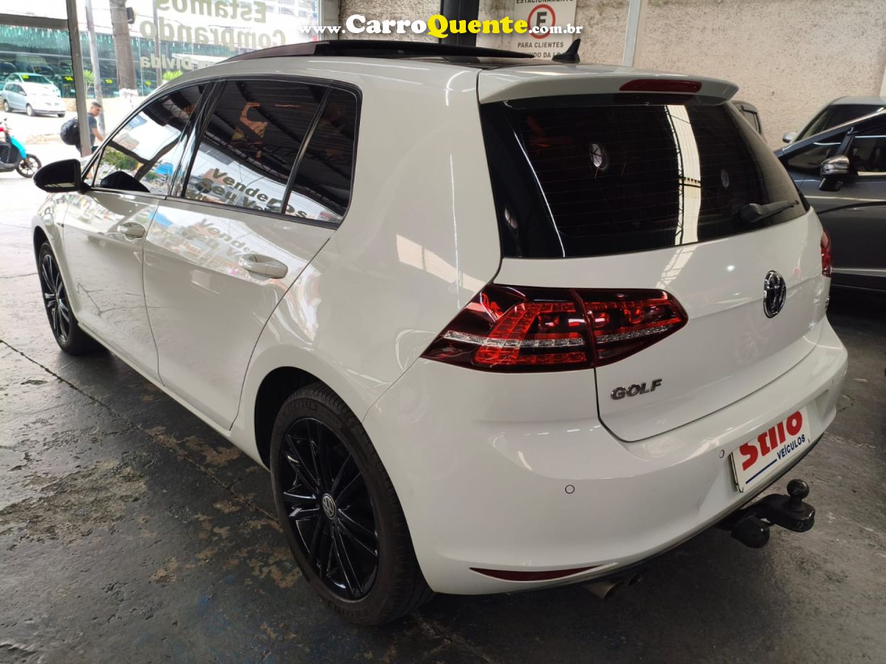 VOLKSWAGEN   GOLF HIGHLINE 1.4 TSI 140CV AUT.   BRANCO 2015 1.4 FLEX - Loja