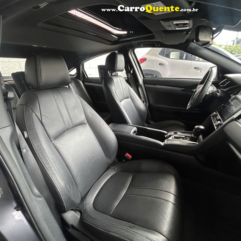 HONDA   CIVIC SEDAN TOURING 1.5 TURBO 16V AUT.4P   CINZA 2017 1.5 GASOLINA - Loja