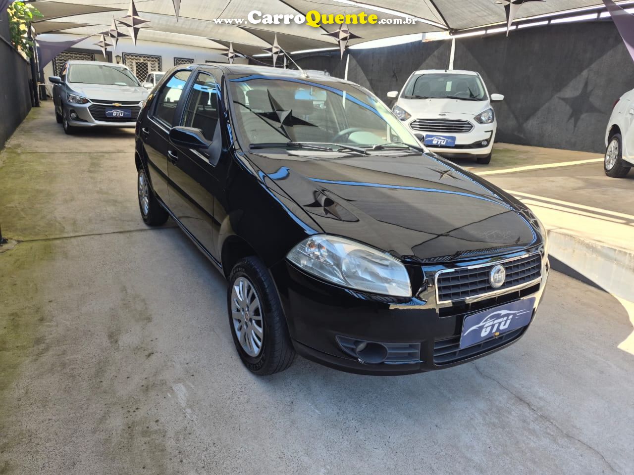 FIAT   PALIO ELX 1.0 FIRE30 ANOS F. FLEX 8V 4P   PRETO 2008 1.0 FLEX - Loja