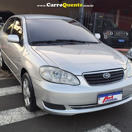 TOYOTA   COROLLA XEI 1.81.8 FLEX 16V AUT.   PRATA 2006 1.9 GASOLINA