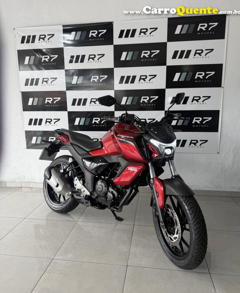 YAMAHA    FZ15 FAZER ABS   VERMELHO 2024 150 FLEX - Loja