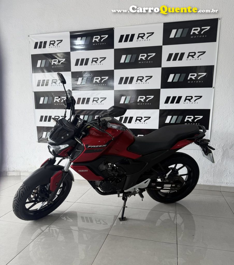 YAMAHA    FZ15 FAZER ABS   VERMELHO 2024 150 FLEX - Loja