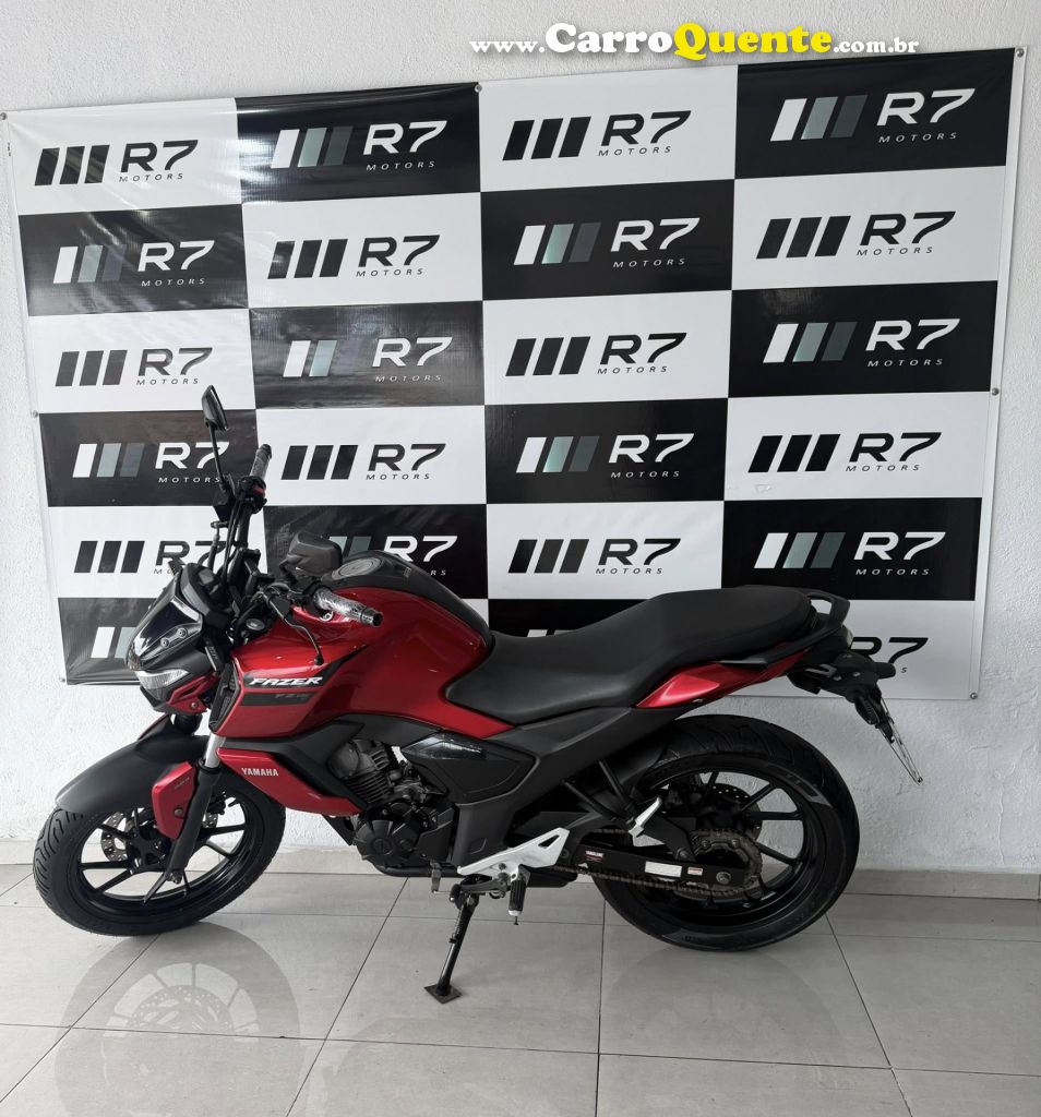 YAMAHA    FZ15 FAZER ABS   VERMELHO 2024 150 FLEX - Loja