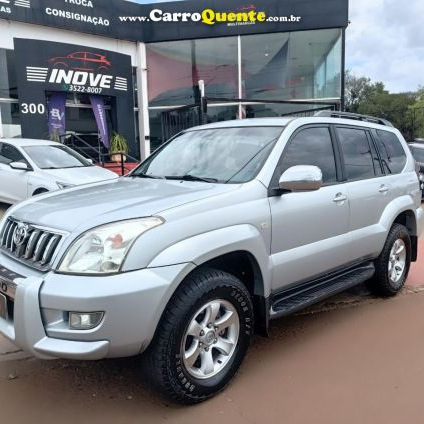 TOYOTA   LAND CRUISER PRADO 3.0 4X4 TB DIESEL AUT   PRATA 2004 3.0 DIESEL
