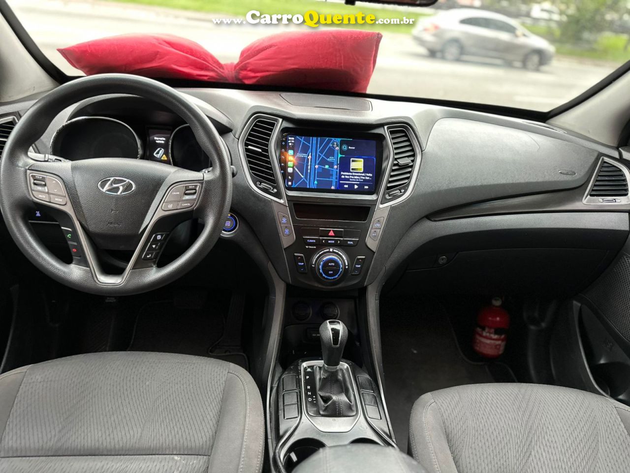 HYUNDAI   SANTA FEGLS 3.3 V6 4X4 TIPTRONIC   PRETO 2014 3.3 GASOLINA - Loja