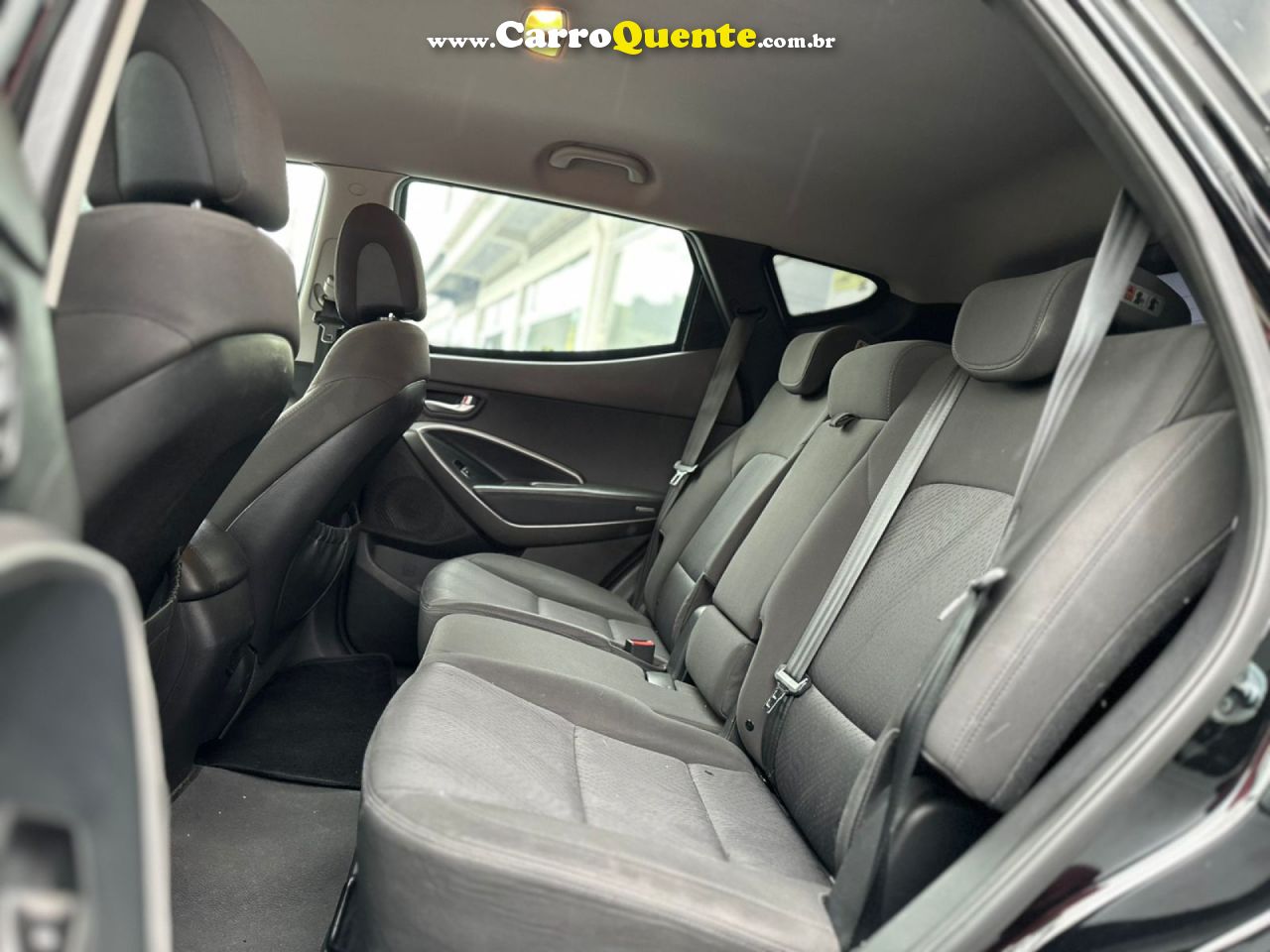 HYUNDAI   SANTA FEGLS 3.3 V6 4X4 TIPTRONIC   PRETO 2014 3.3 GASOLINA - Loja