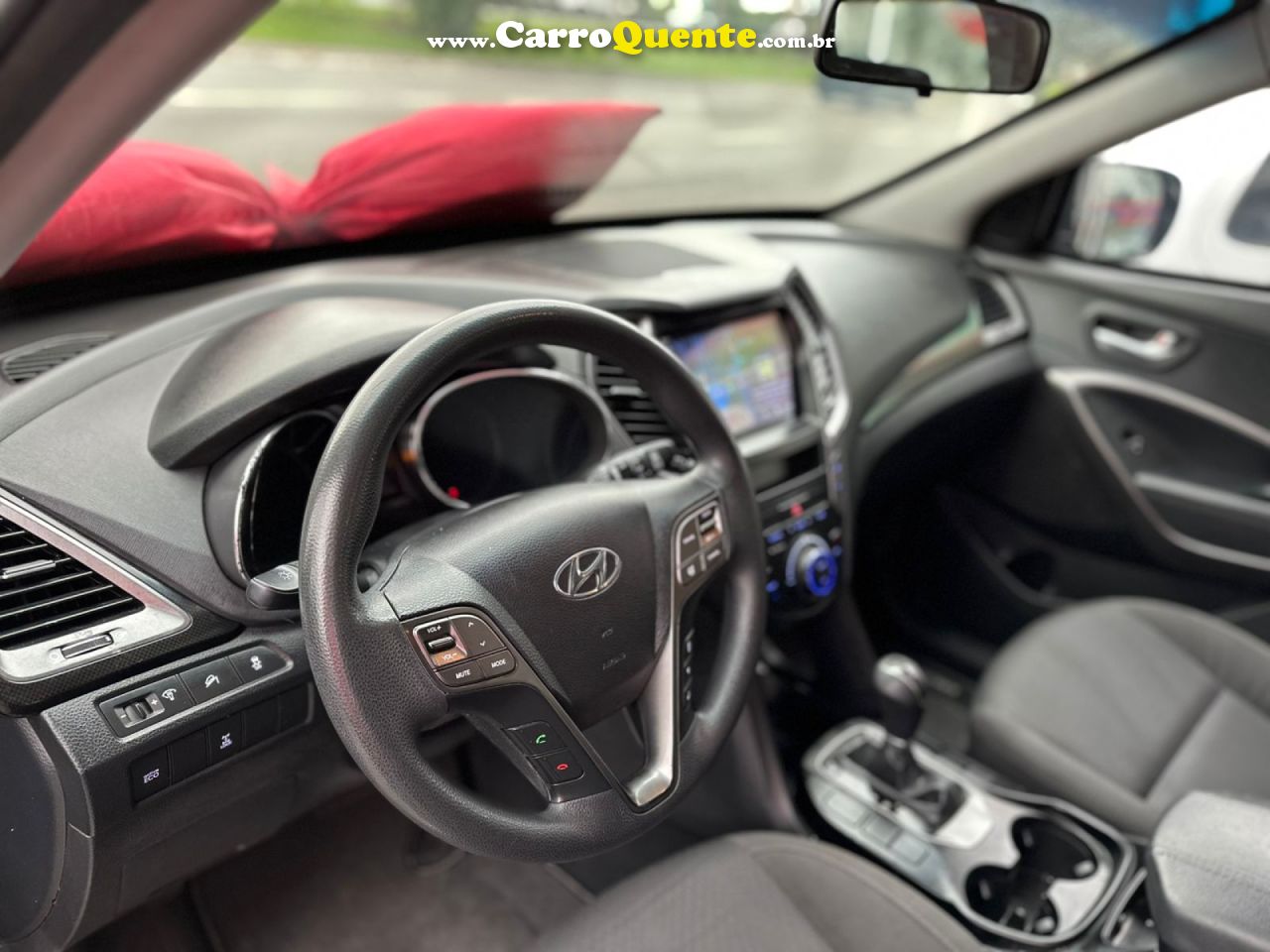 HYUNDAI   SANTA FEGLS 3.3 V6 4X4 TIPTRONIC   PRETO 2014 3.3 GASOLINA - Loja