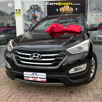 HYUNDAI   SANTA FEGLS 3.3 V6 4X4 TIPTRONIC   PRETO 2014 3.3 GASOLINA