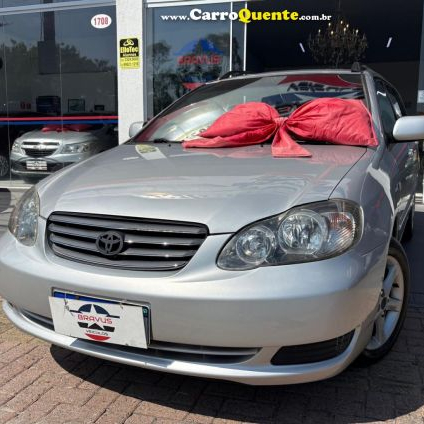 TOYOTA   COROLLA FIELDER SW 1.81.8 XEI FLEX AUT.   PRATA 2005 1.8 FLEX