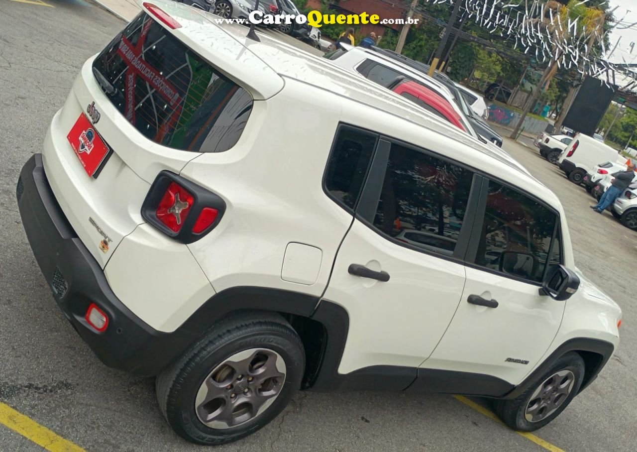 JEEP   RENEGADE SPORT 1.8 4X2 FLEX 16V AUT.   BRANCO 2016 1.8 FLEX - Loja