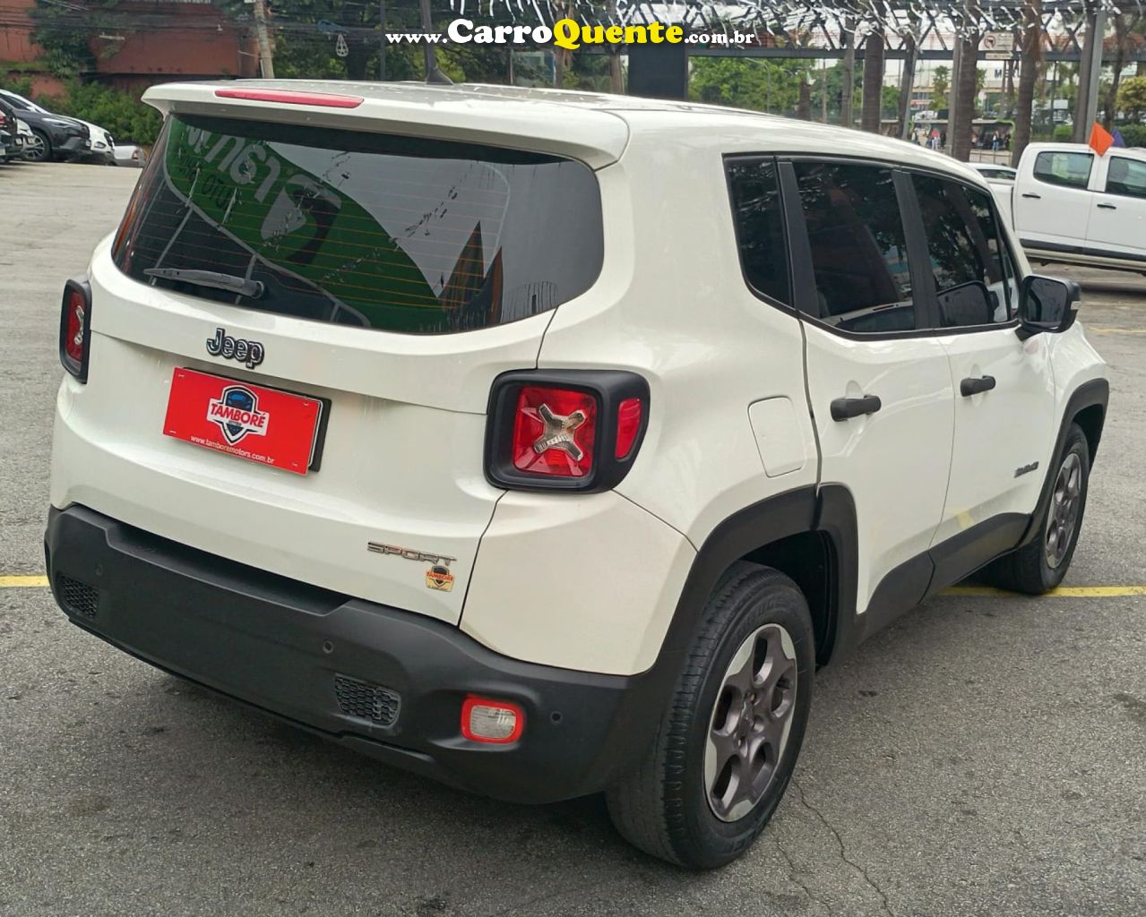 JEEP   RENEGADE SPORT 1.8 4X2 FLEX 16V AUT.   BRANCO 2016 1.8 FLEX - Loja