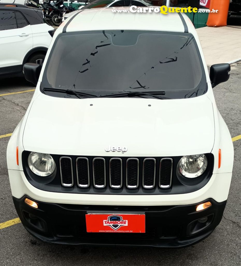 JEEP   RENEGADE SPORT 1.8 4X2 FLEX 16V AUT.   BRANCO 2016 1.8 FLEX - Loja