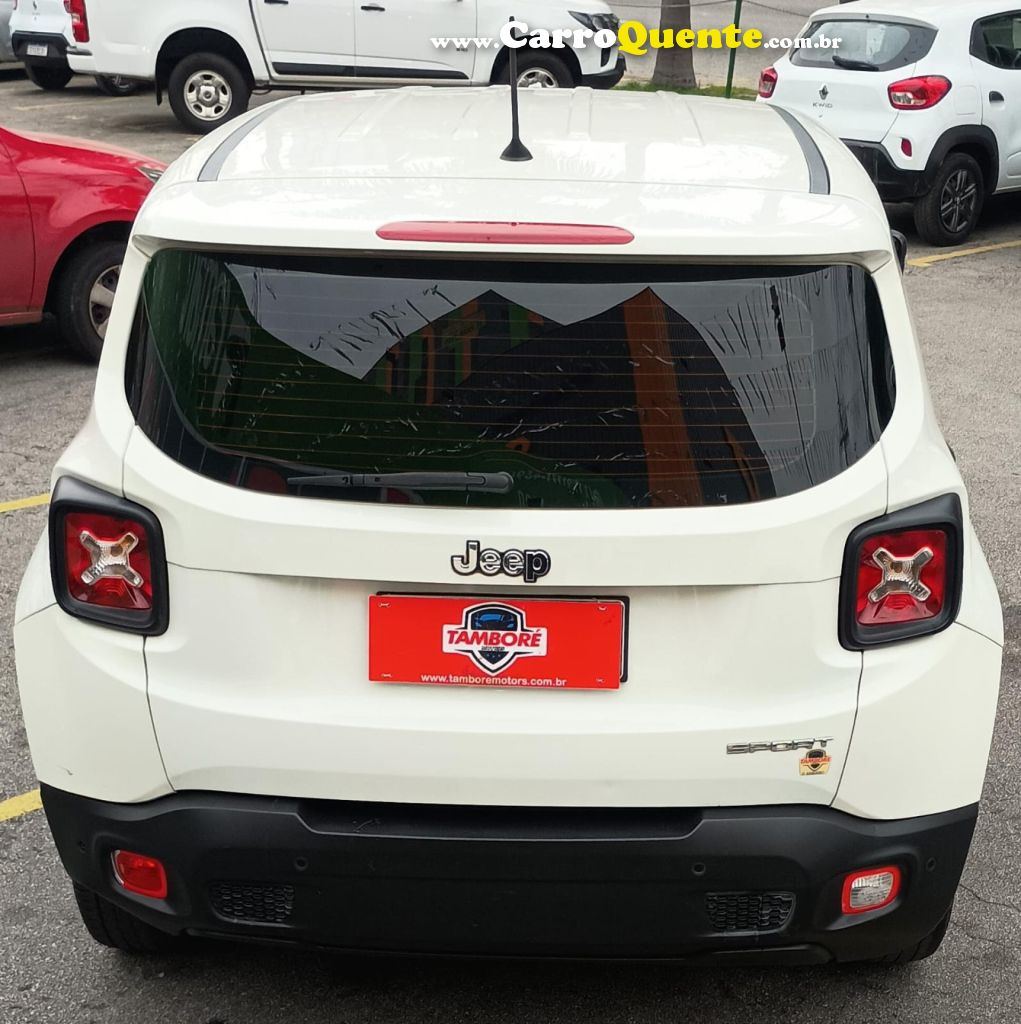 JEEP   RENEGADE SPORT 1.8 4X2 FLEX 16V AUT.   BRANCO 2016 1.8 FLEX - Loja