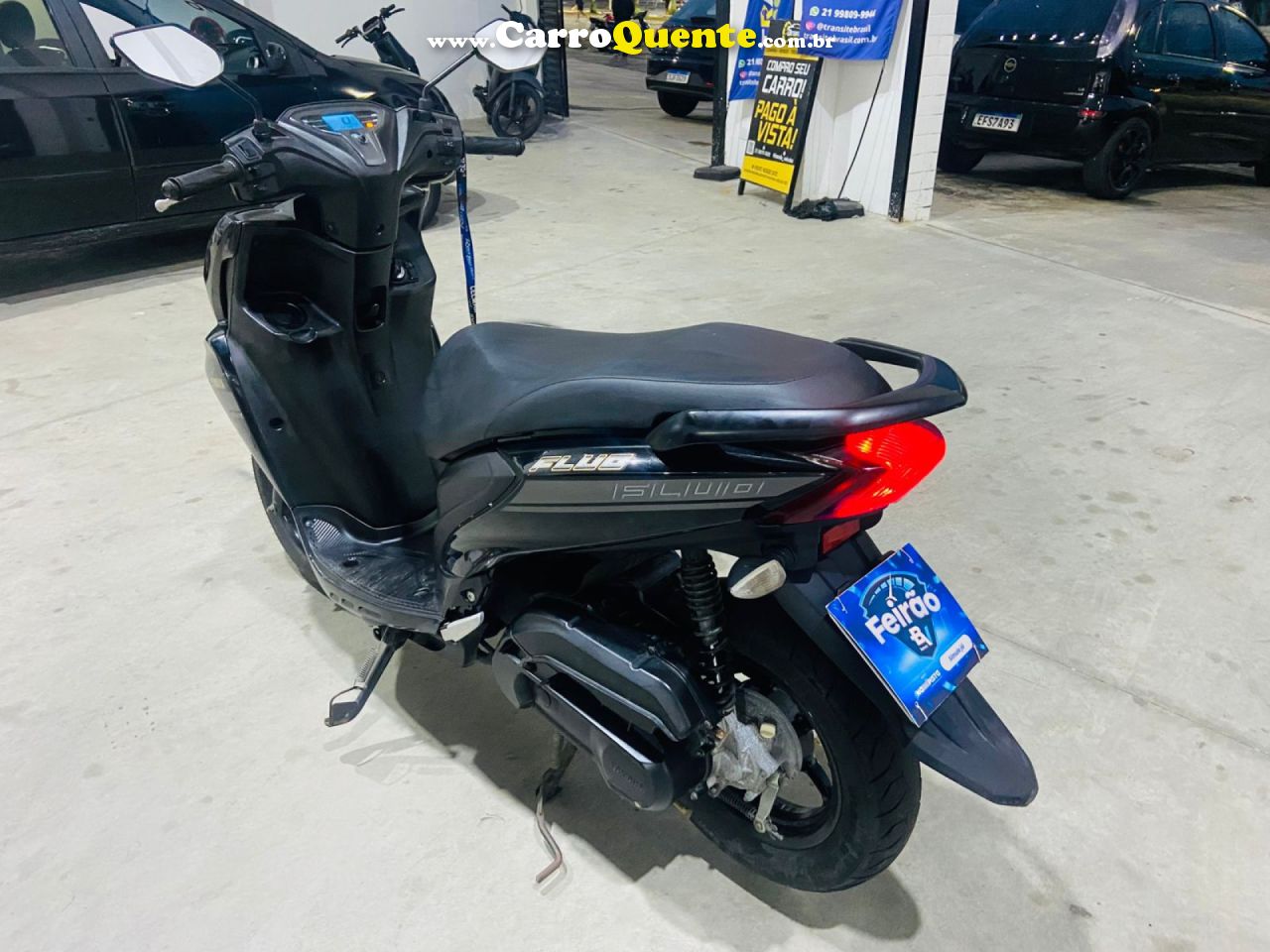 YAMAHA    FLUO 125CC   PRETO 2023 125 GASOLINA - Loja