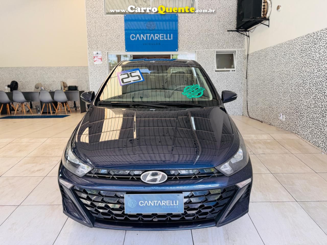 HYUNDAI   HB20S C.PLUSC.STYLE1.0 FLEX 12V MEC. 4P   AZUL 2025 1.0 FLEX - Loja