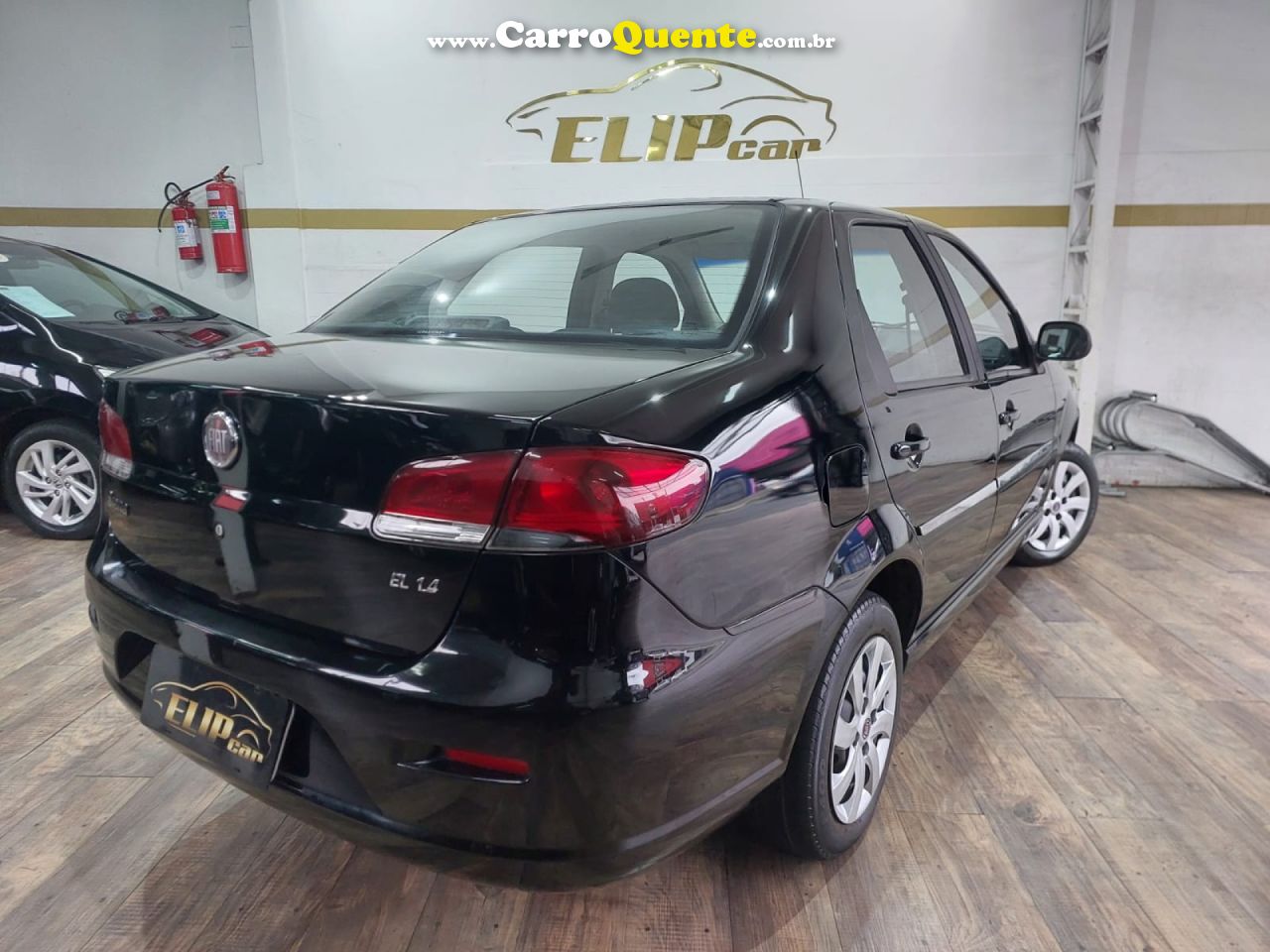 FIAT   SIENA EL 1.4 MPI FIRE FLEX 8V 4P   PRETO 2012 1.4 FLEX - Loja