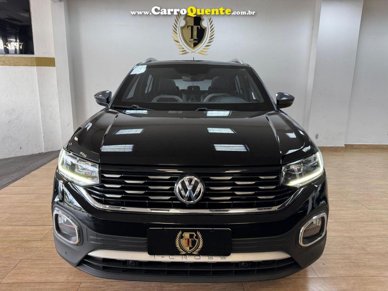 VOLKSWAGEN   T-CROSS HIG. 250 TSI 1.4 FLEX 16V 5P AUT   PRETO 2020 1.4 FLEX - Loja
