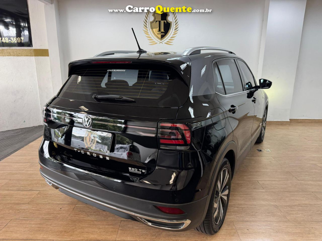 VOLKSWAGEN   T-CROSS HIG. 250 TSI 1.4 FLEX 16V 5P AUT   PRETO 2020 1.4 FLEX - Loja