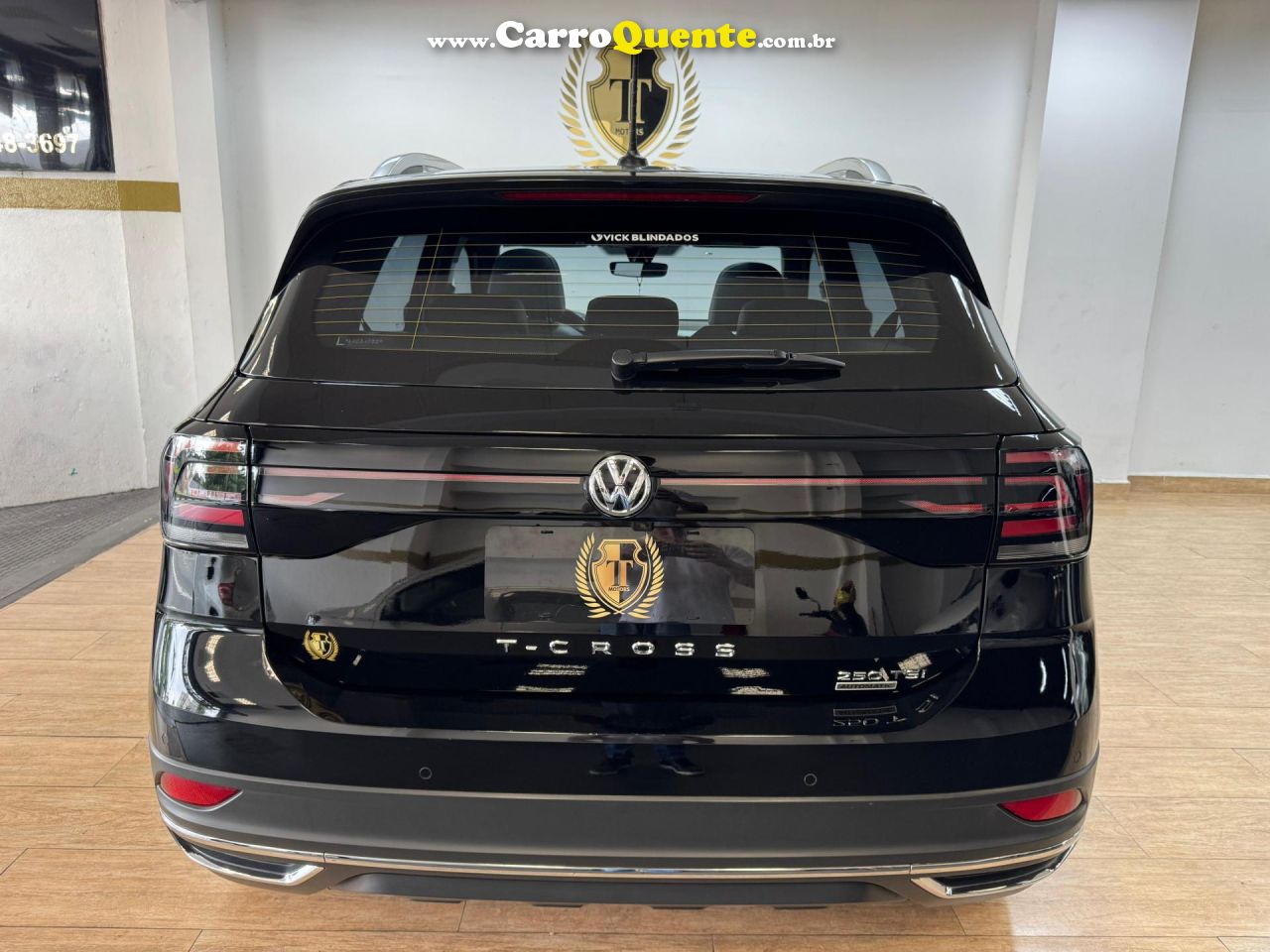 VOLKSWAGEN   T-CROSS HIG. 250 TSI 1.4 FLEX 16V 5P AUT   PRETO 2020 1.4 FLEX - Loja