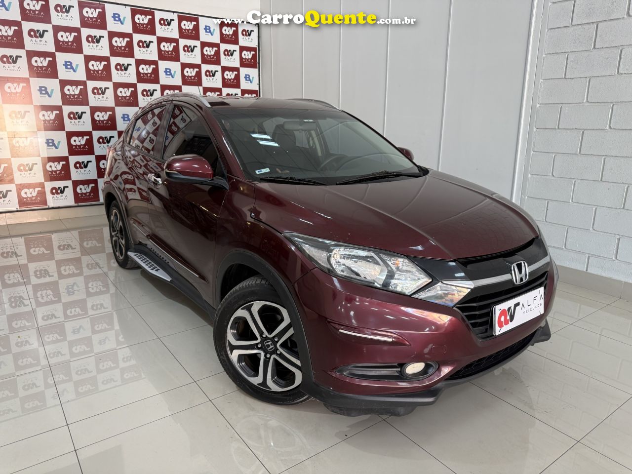 HONDA   HR-V EXL 1.8 FLEXONE 16V 5P AUT.   VINHO 2018 1.8 GASOLINA - Loja