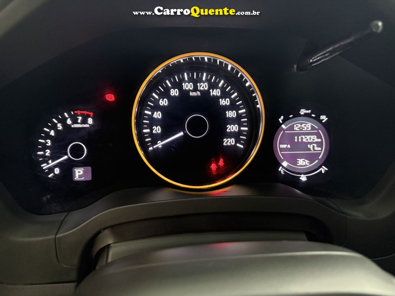 HONDA   HR-V EXL 1.8 FLEXONE 16V 5P AUT.   VINHO 2018 1.8 GASOLINA - Loja
