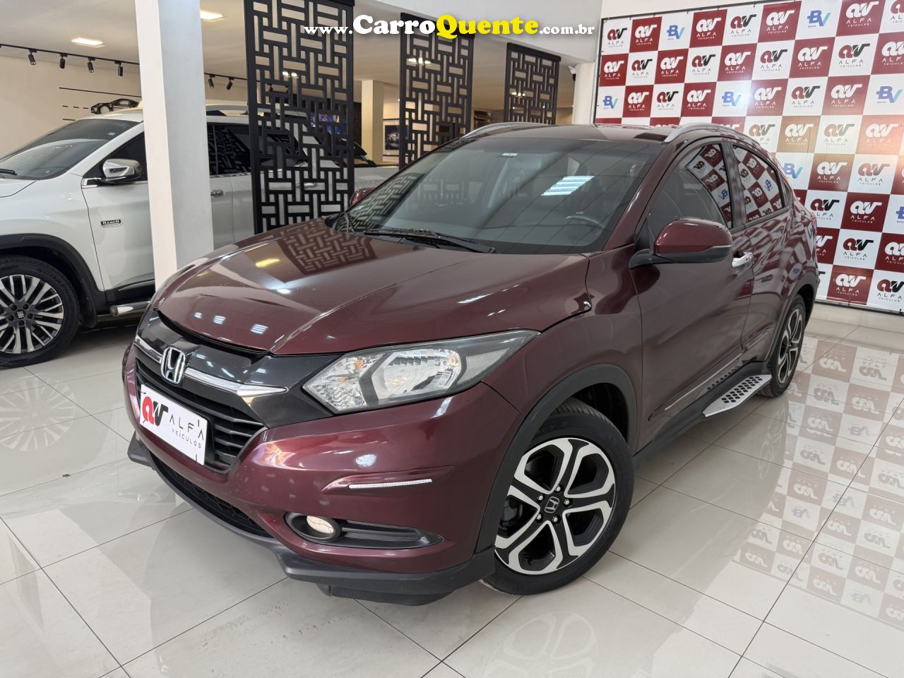 HONDA   HR-V EXL 1.8 FLEXONE 16V 5P AUT.   VINHO 2018 1.8 GASOLINA - Loja