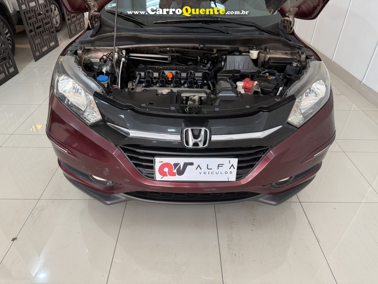 HONDA   HR-V EXL 1.8 FLEXONE 16V 5P AUT.   VINHO 2018 1.8 GASOLINA - Loja