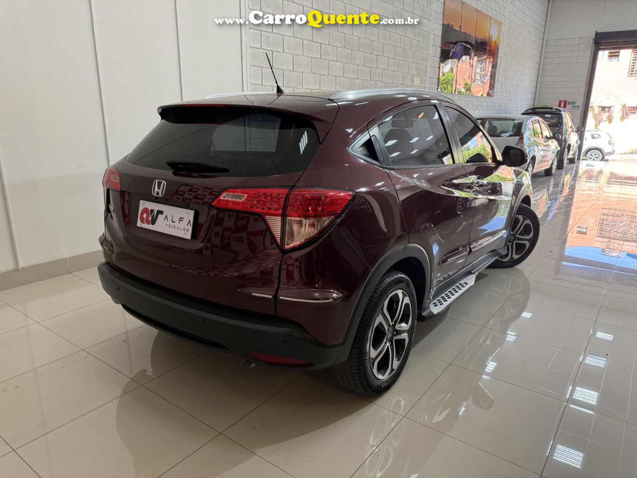 HONDA   HR-V EXL 1.8 FLEXONE 16V 5P AUT.   VINHO 2018 1.8 GASOLINA - Loja