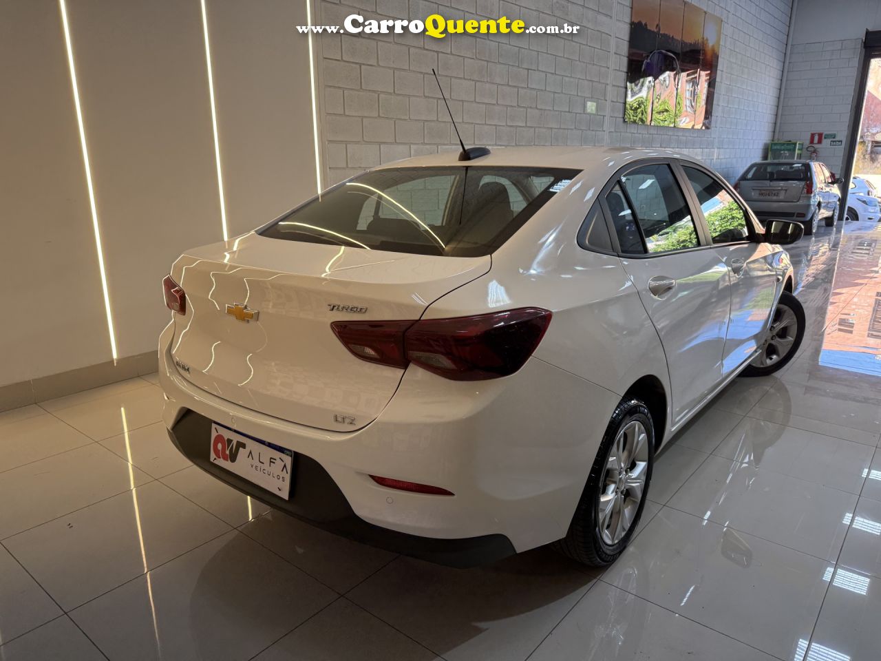 CHEVROLET   ONIX SEDAN PLUS LTZ 1.0 12V TB FLEX AUT.   BRANCO 2024 1.0 FLEX - Loja