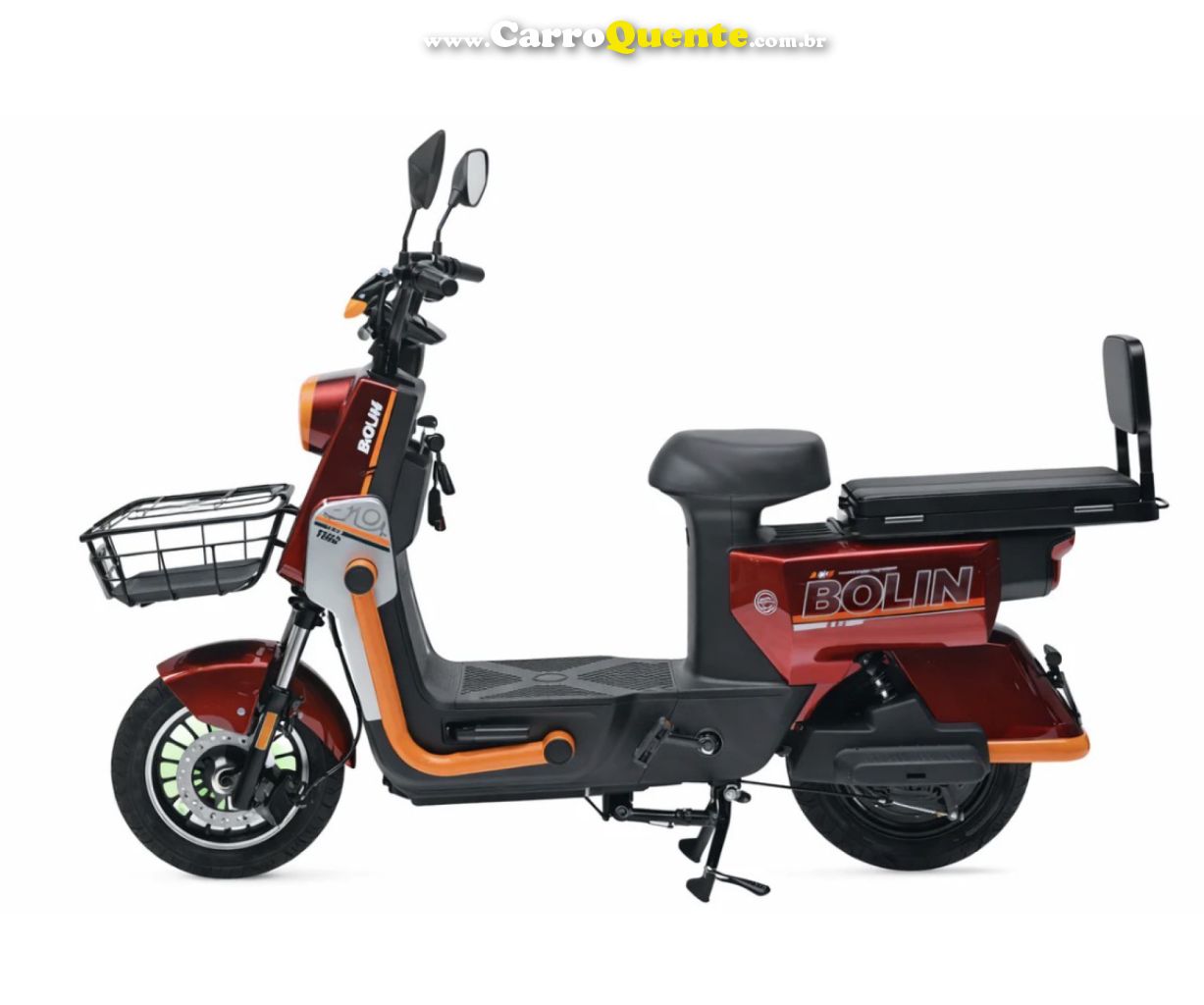 BOLIN   SCOOTER MOTO ELÉTRICA 1962 BOLIN 800W   VERMELHO 2026 1000W ELÉTRICO - Loja