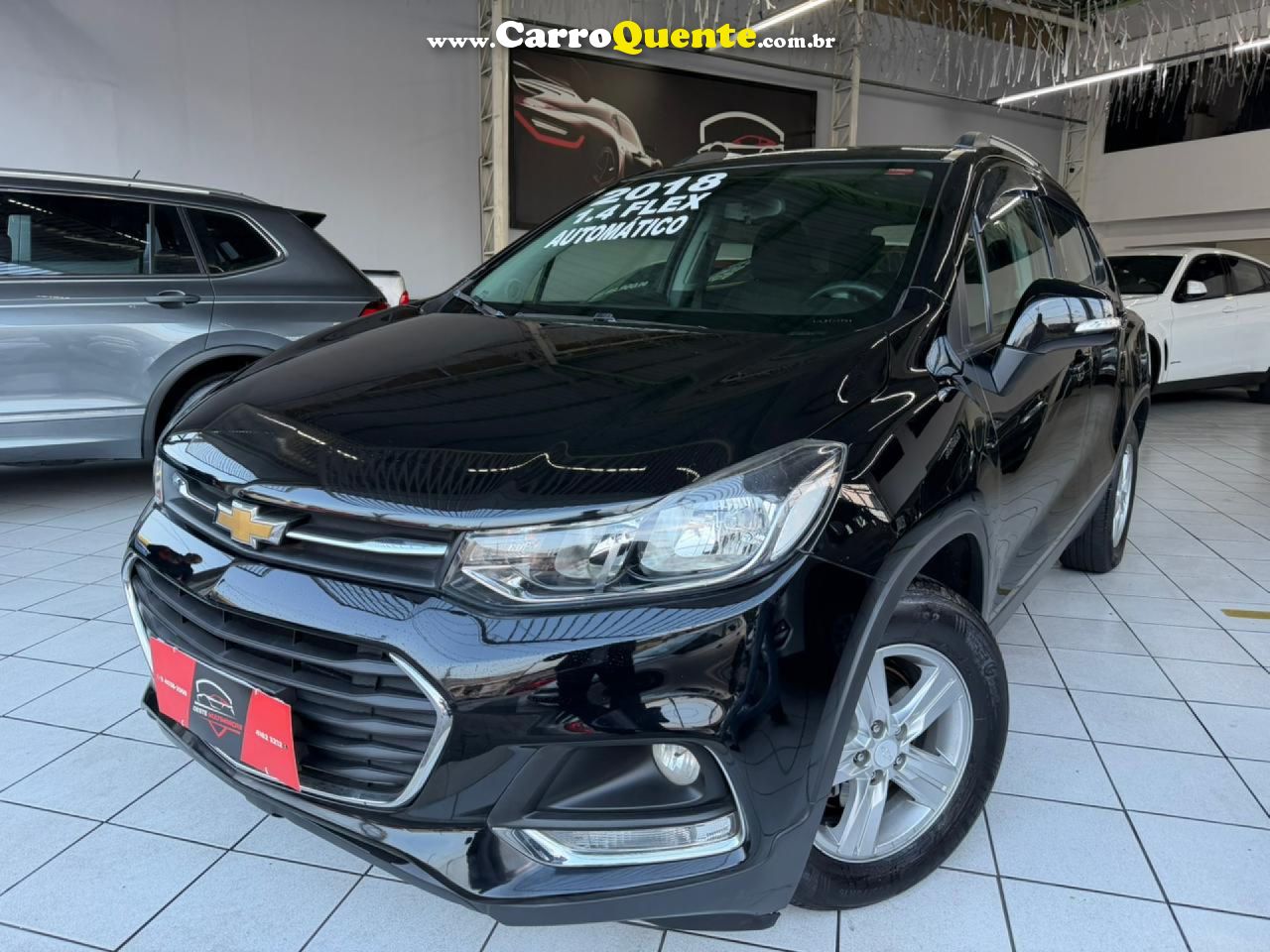 CHEVROLET   TRACKER LT 1.4 TURBO 16V FLEX 4X2 AUT.   PRETO 2018 1.4 FLEX - Loja