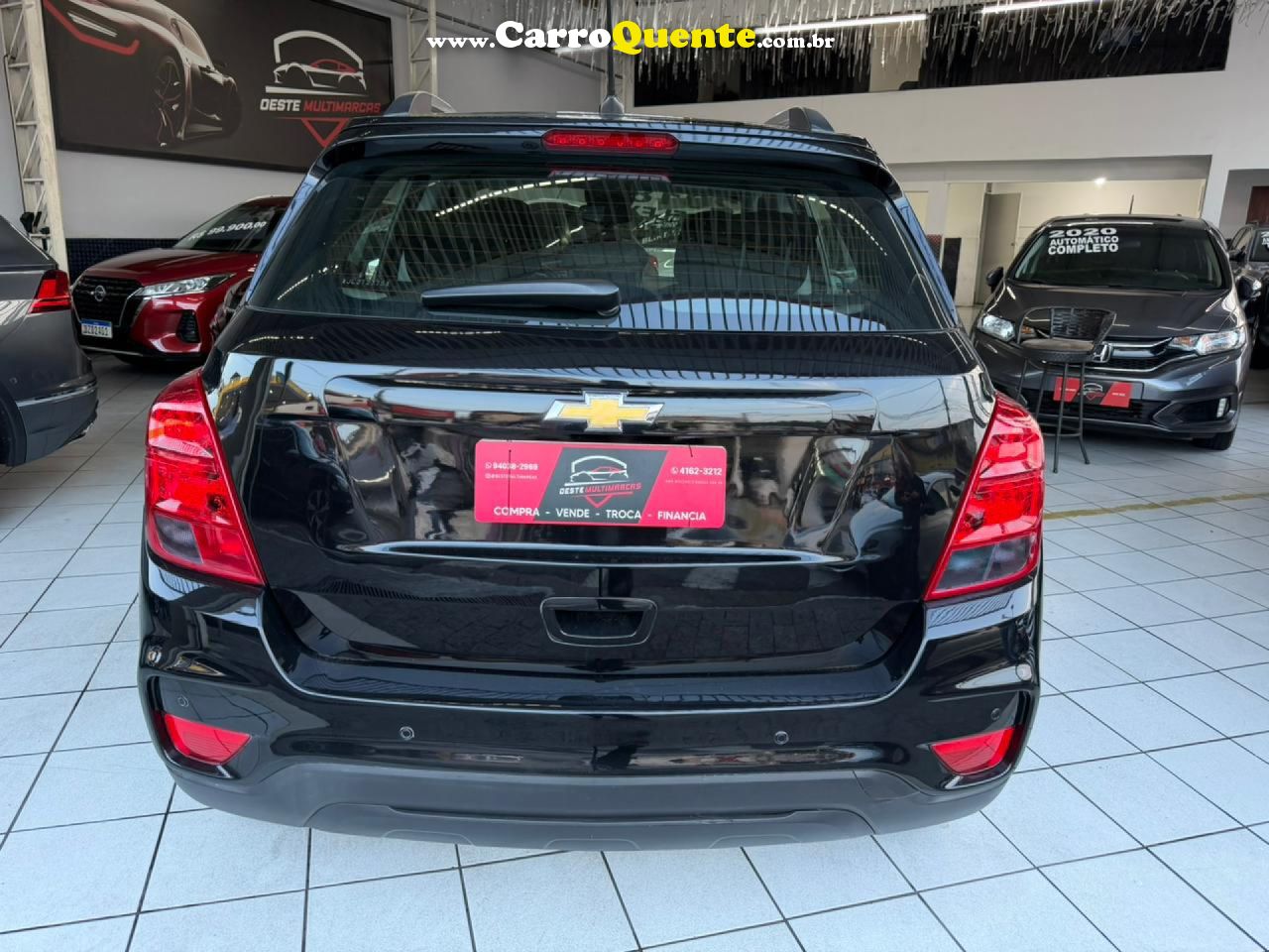 CHEVROLET   TRACKER LT 1.4 TURBO 16V FLEX 4X2 AUT.   PRETO 2018 1.4 FLEX - Loja
