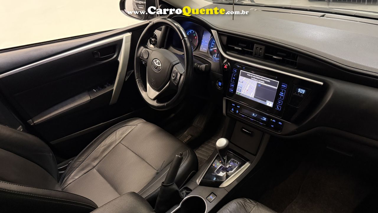 TOYOTA   COROLLA XEI 2.0 FLEX 16V AUT.   CINZA 2019 2.0 FLEX - Loja