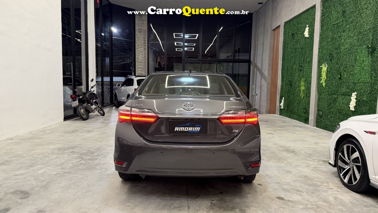 TOYOTA   COROLLA XEI 2.0 FLEX 16V AUT.   CINZA 2019 2.0 FLEX - Loja