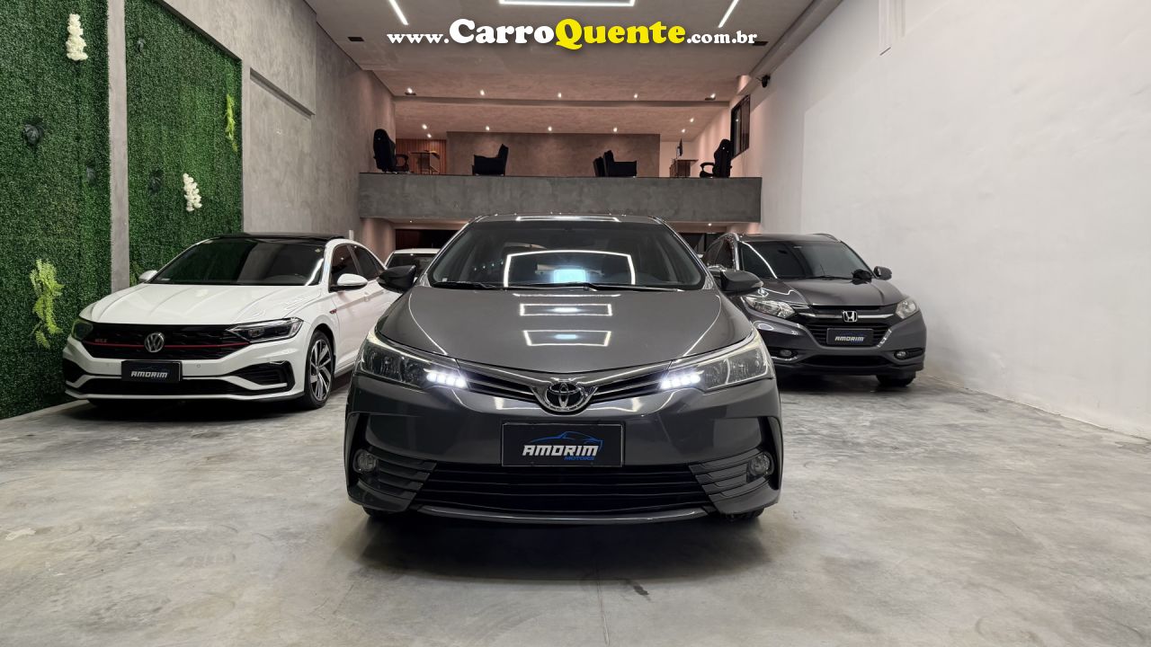 TOYOTA   COROLLA XEI 2.0 FLEX 16V AUT.   CINZA 2019 2.0 FLEX - Loja