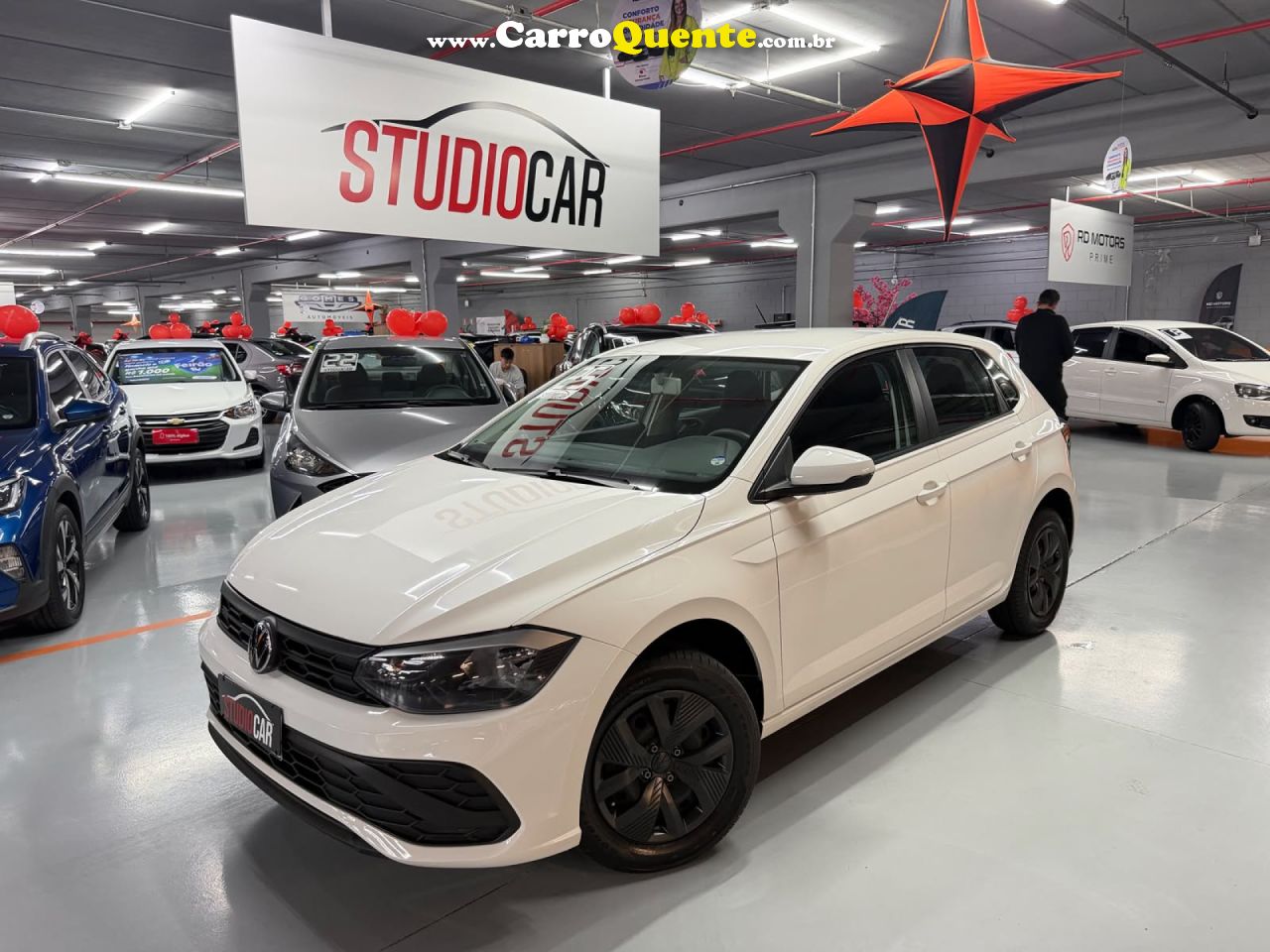 VOLKSWAGEN   POLO TRACK 1.0 FLEX 12V 5P   BRANCO 2025 1.0 FLEX - Loja